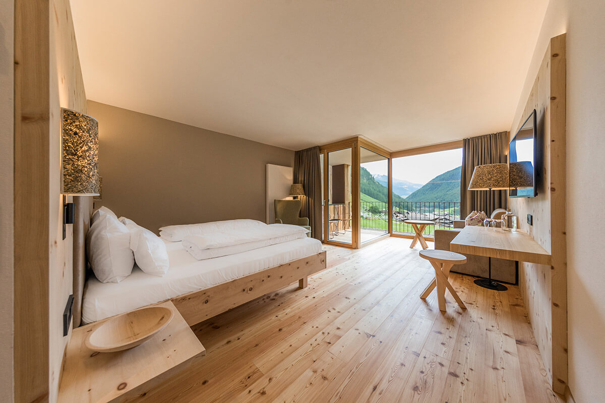 Furnished in a modern style