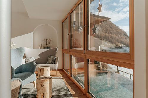 Fenster mit Sicht nach Außen