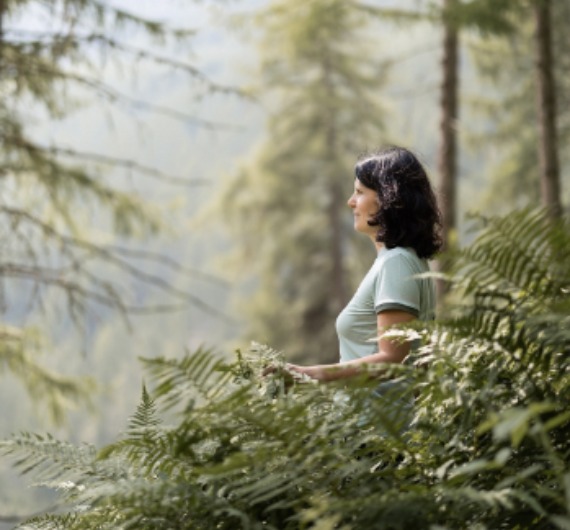 Waldbaden mit Gastgeberin Patrizia